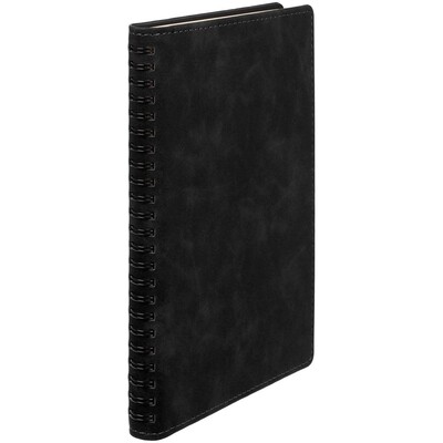 Ежедневник Spring Urban на заказ, недатированный, черный
