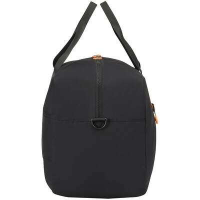 Сумка дорожная Compact Neon, черная с оранжевым