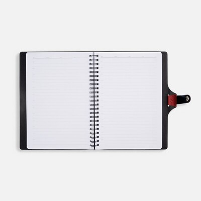 Ежедневник Strep Front на заказ, недатированный, красный