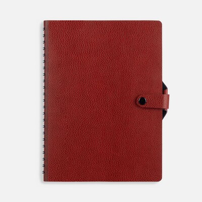 Ежедневник Strep Front на заказ, недатированный, красный