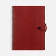 Ежедневник Strep Front на заказ, недатированный, красный