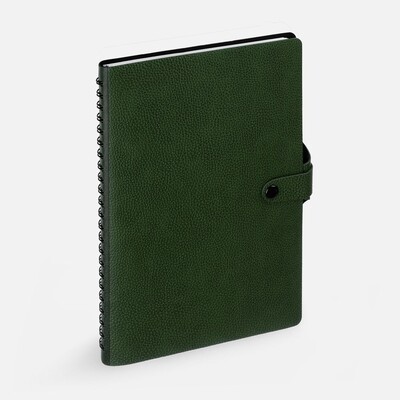 Ежедневник Strep Front на заказ, недатированный, зеленый