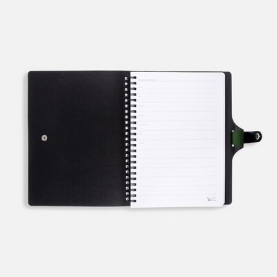 Ежедневник Strep Front на заказ, недатированный, зеленый