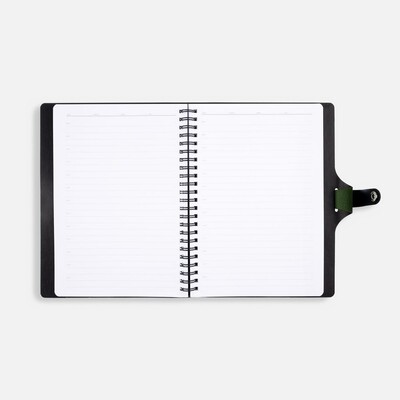 Ежедневник Strep Front на заказ, недатированный, зеленый