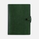 Ежедневник Strep Front на заказ, недатированный, зеленый