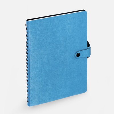 Ежедневник Strep Front на заказ, недатированный, голубой