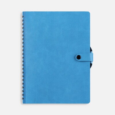 Ежедневник Strep Front на заказ, недатированный, голубой