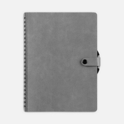 Ежедневник Strep Front на заказ, недатированный, серый