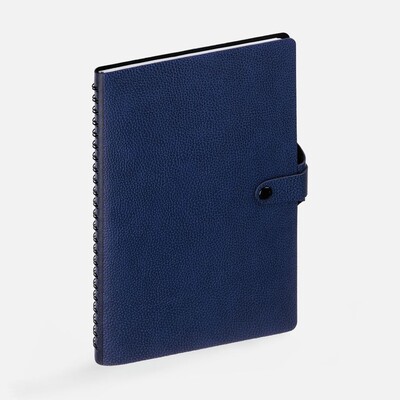 Ежедневник Strep Front на заказ, недатированный, темно-синий