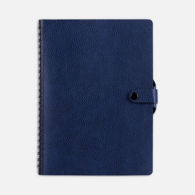 Ежедневник Strep Front на заказ, недатированный, темно-синий