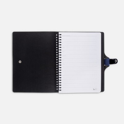 Ежедневник Strep Front на заказ, недатированный, темно-синий