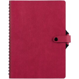 Ежедневник Strep Front на заказ, недатированный, малиновый