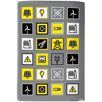 Обложка для паспорта Industry, ver.2, энергетика