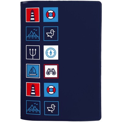 Обложка для паспорта Industry, ver.2, морская