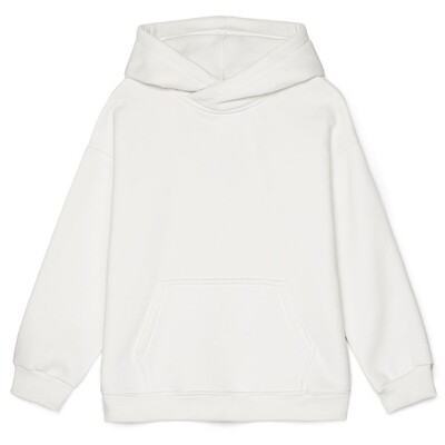 Худи детское оверсайз Junipero, молочное (белое)