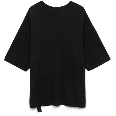 Джемпер с коротким рукавом Siluetti Volumica, черный