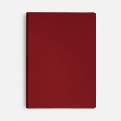 Ежедневник Flex Shall New, недатированный, красный