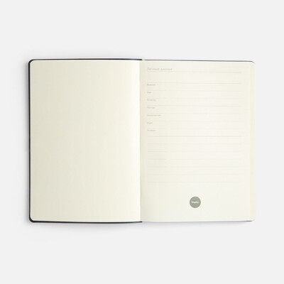 Ежедневник Flex Shall New, недатированный, красный