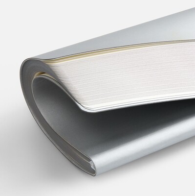 Блокнот Flex Shall ver.2, серебристый