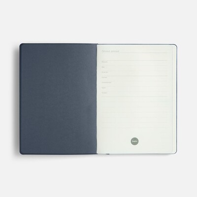Ежедневник Doppio, недатированный, синий