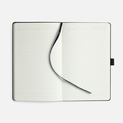 Ежедневник Lungo, недатированный, черный