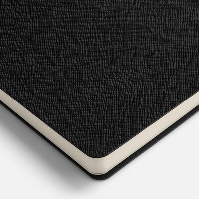 Ежедневник Lungo, недатированный, черный