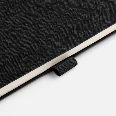 Ежедневник Lungo, недатированный, черный