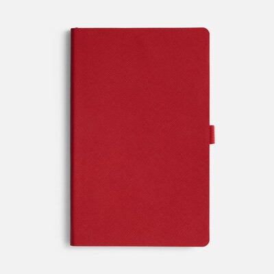 Ежедневник Lungo, недатированный, красный