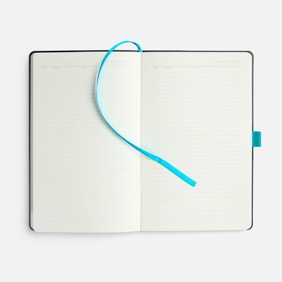 Ежедневник Lungo, недатированный, бирюзовый