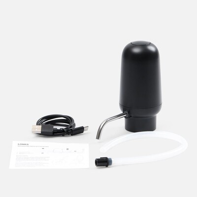 Электрический аэратор-дозатор для вина Lonks, черный