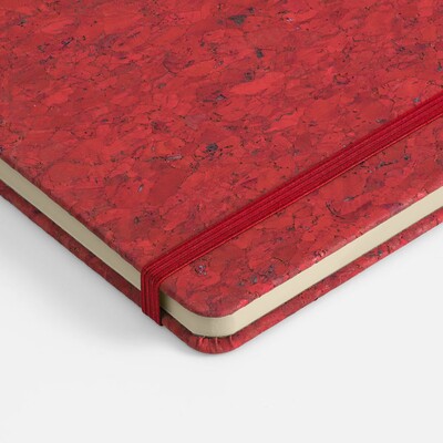 Блокнот Cork County, красный