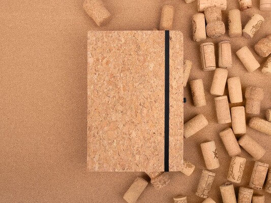 Блокнот Corkfolio, черный