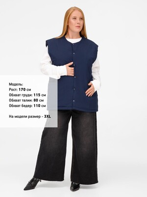 Жилет унисекс Veter, черный