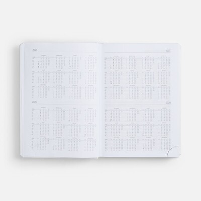 Ежедневник Nebraska, недатированный, белый