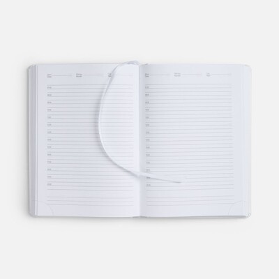 Ежедневник Nebraska, недатированный, белый