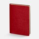 Ежедневник Nebraska Flex, недатированный, красный с золотистым