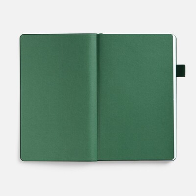 Ежедневник White Shall, недатированный, бело-зеленый