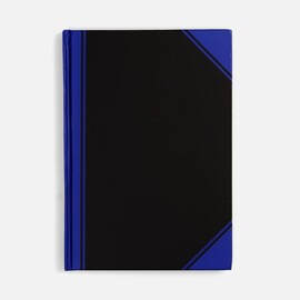 Блокнот Accenti, черный с синим