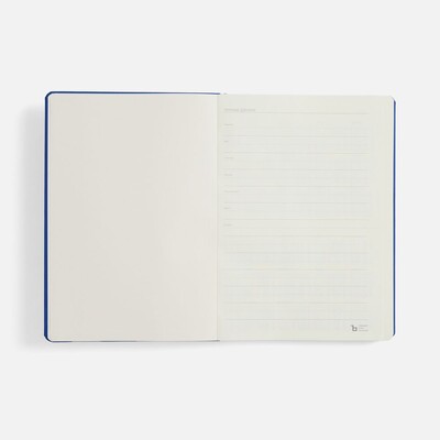 Ежедневник Urban Hard, недатированный, ярко-синий