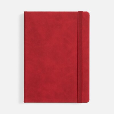 Ежедневник Urban Hard, недатированный, красный