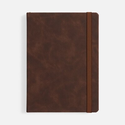 Ежедневник Urban Hard, недатированный, коричневый