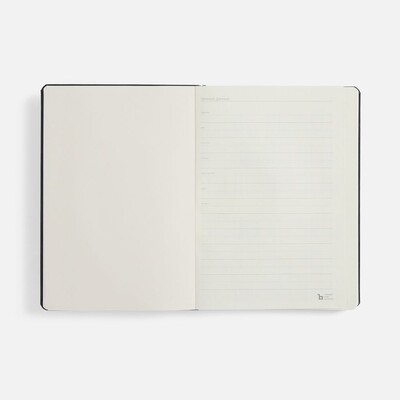 Ежедневник Urban Metal, недатированный, черный