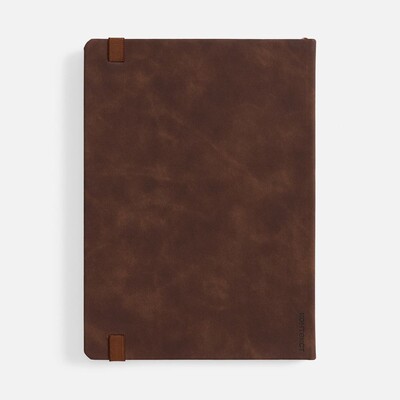 Ежедневник Urban Metal, недатированный, коричневый