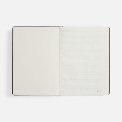 Ежедневник Urban Metal, недатированный, коричневый