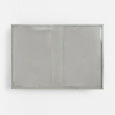 Обложка для паспорта Shall, ver. 2, серая