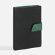 Ежедневник Boom, недатированный, черный с зеленым