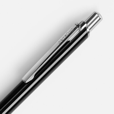 Ручка шариковая Arvent Glossy, черная