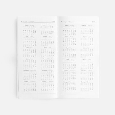 Еженедельник Baza, датированный, зеленый