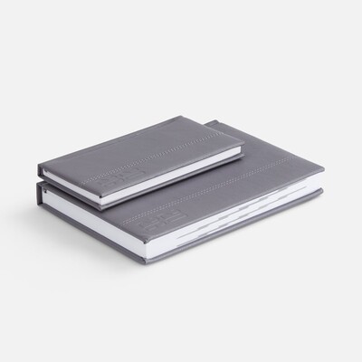 Еженедельник Baza, датированный, серый