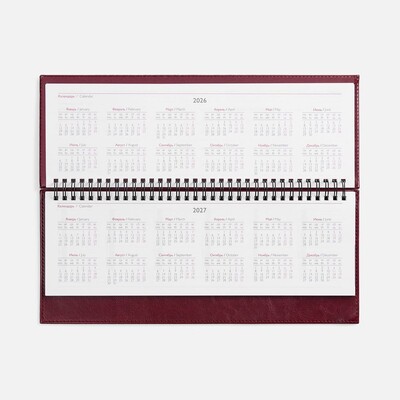 Планинг Faro, датированный, бордовый